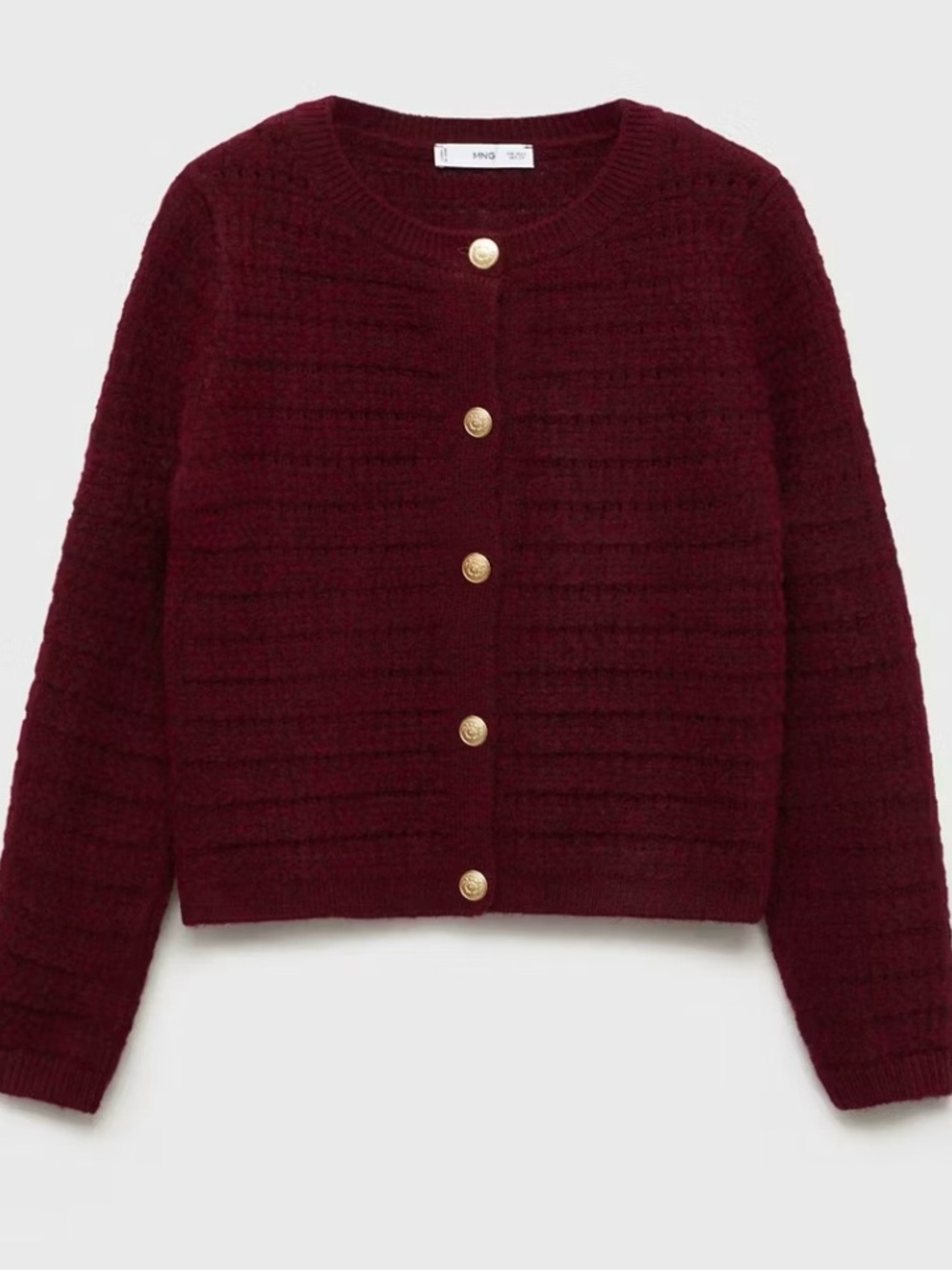 Mango wine cardigan size XL